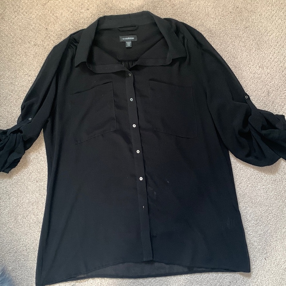 Le Chateau Black Blouse